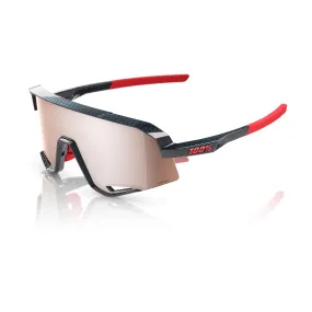 100% SLENDALE Gloss Carbon Fiber HiPER Crimson Silver Mirror Lens