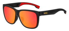 BOSS 1453/F/S MATTE BLACK YELLOW 61