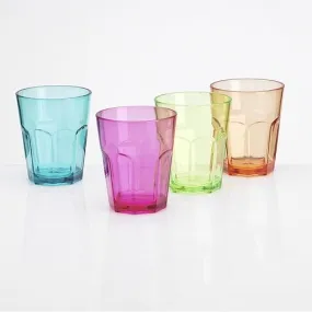 Flamefield Soda Acrylic Glasses -Set of 4