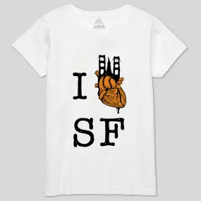 I HEART SF WOMEN'S CREW TEE