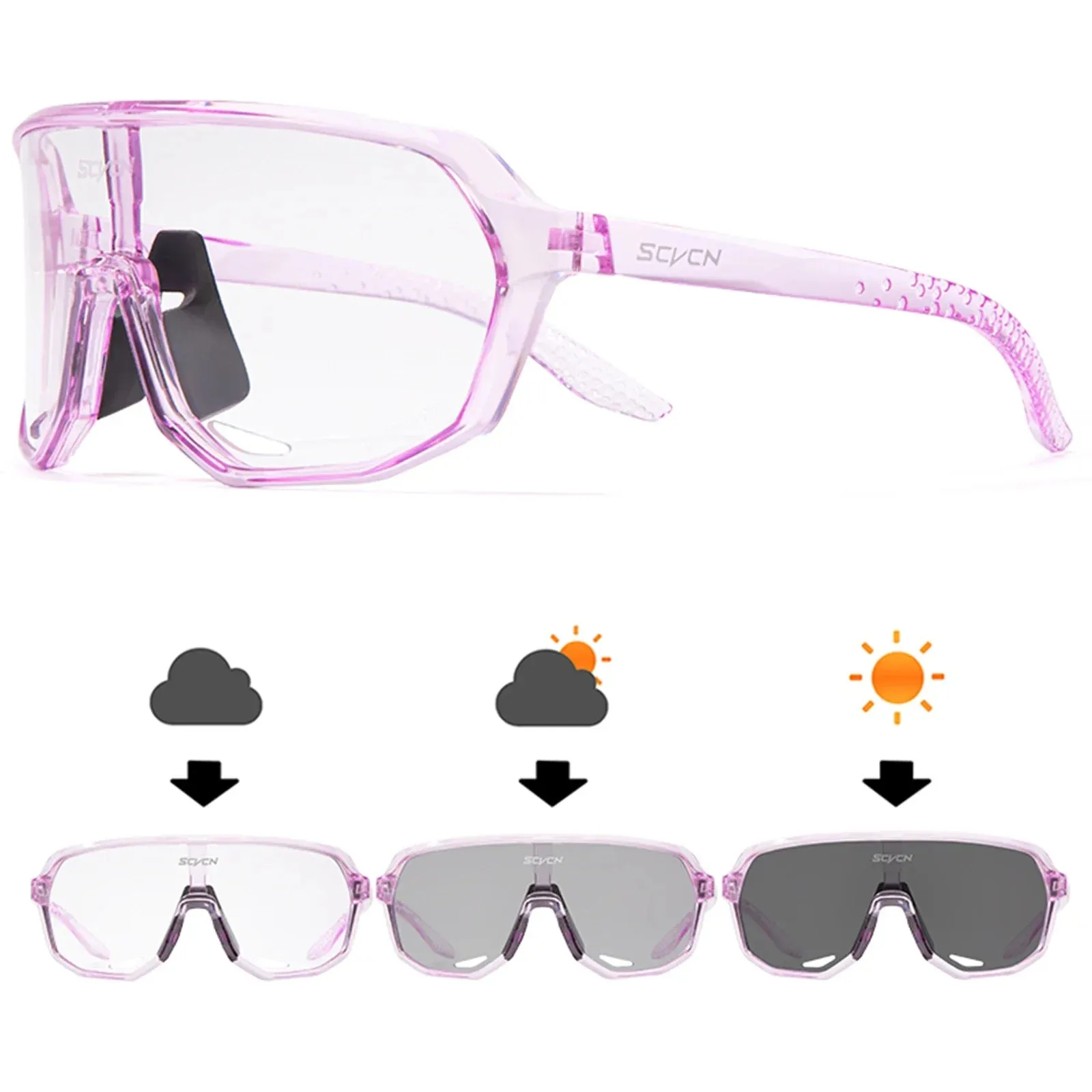 SCVCN oversized hot Cycling Sunglasses UV400 Goggles