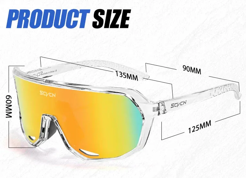 SCVCN oversized hot Cycling Sunglasses UV400 Goggles