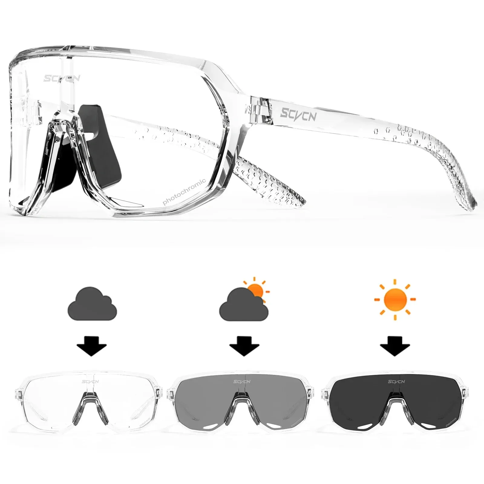 SCVCN oversized hot Cycling Sunglasses UV400 Goggles
