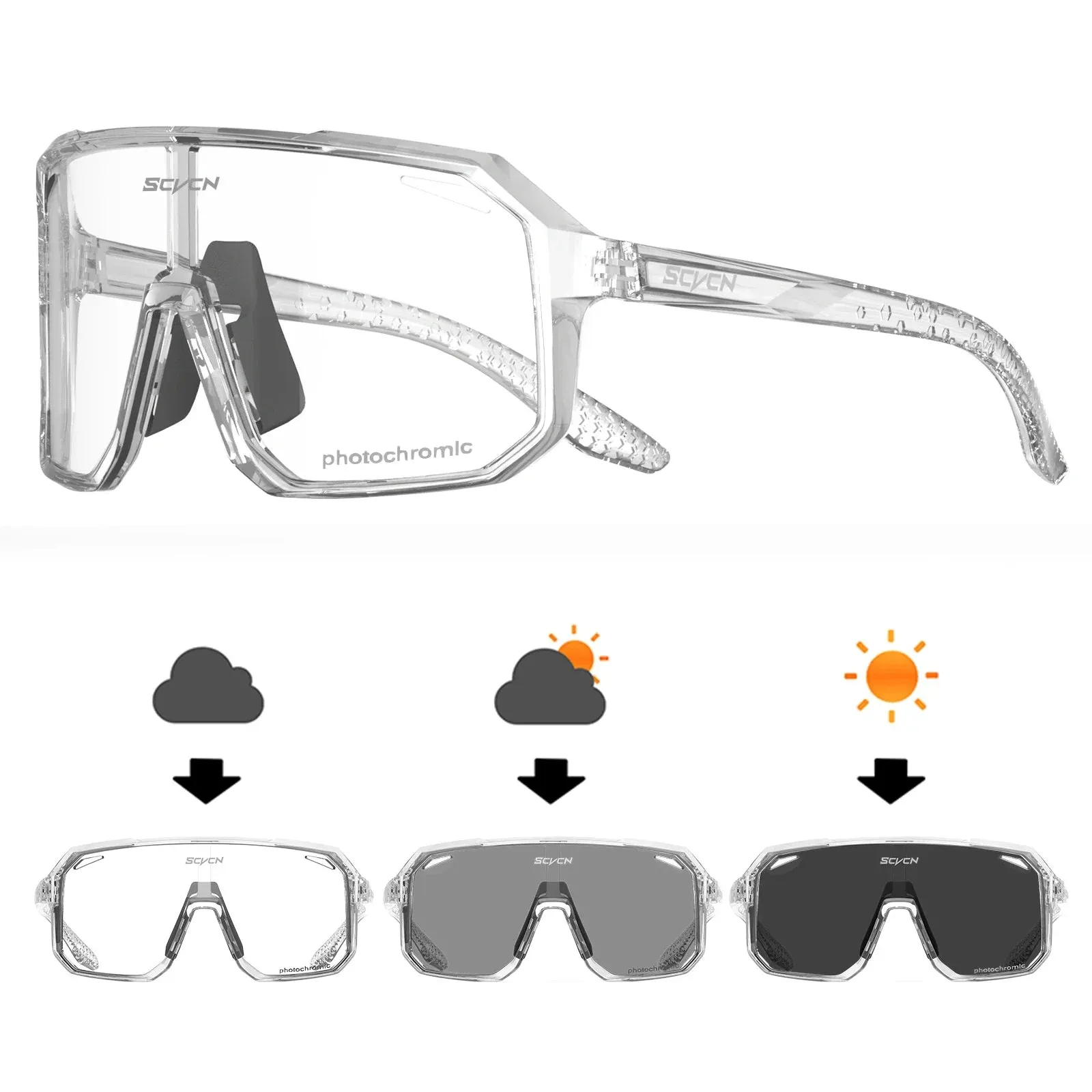 SCVCN oversized hot Cycling Sunglasses UV400 Goggles