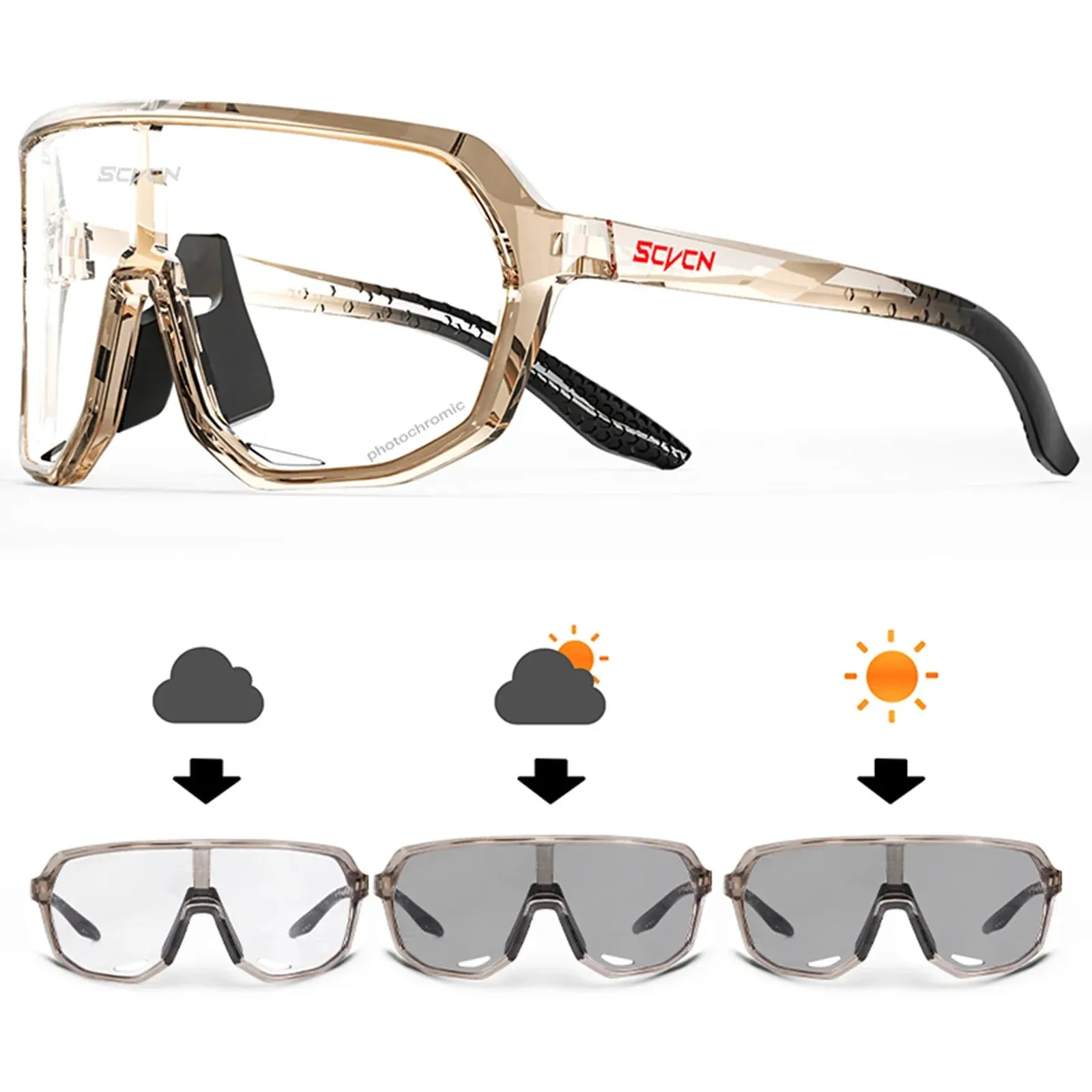 SCVCN oversized hot Cycling Sunglasses UV400 Goggles