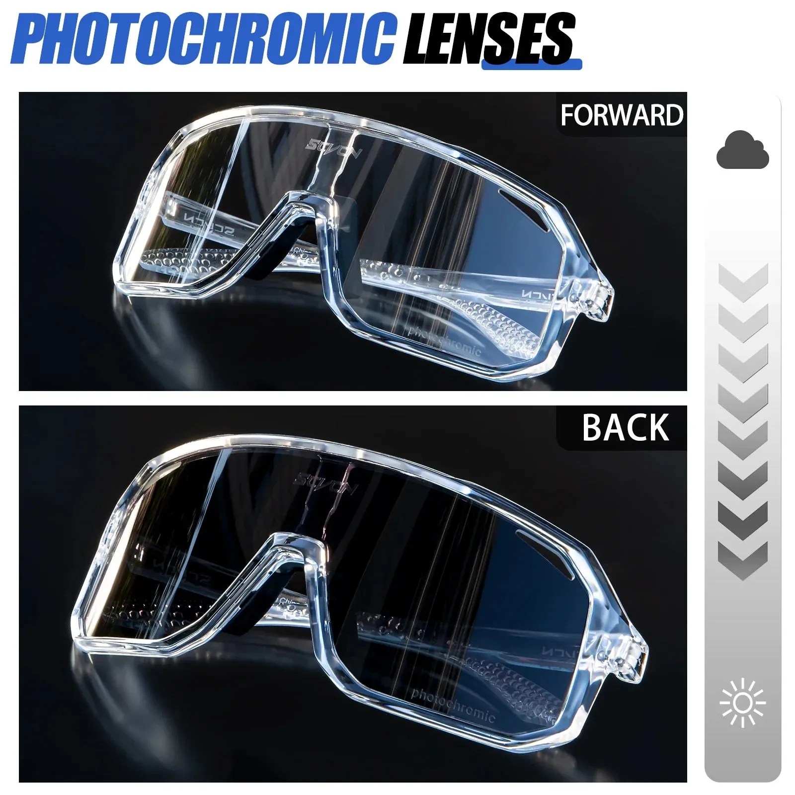 SCVCN oversized hot Cycling Sunglasses UV400 Goggles