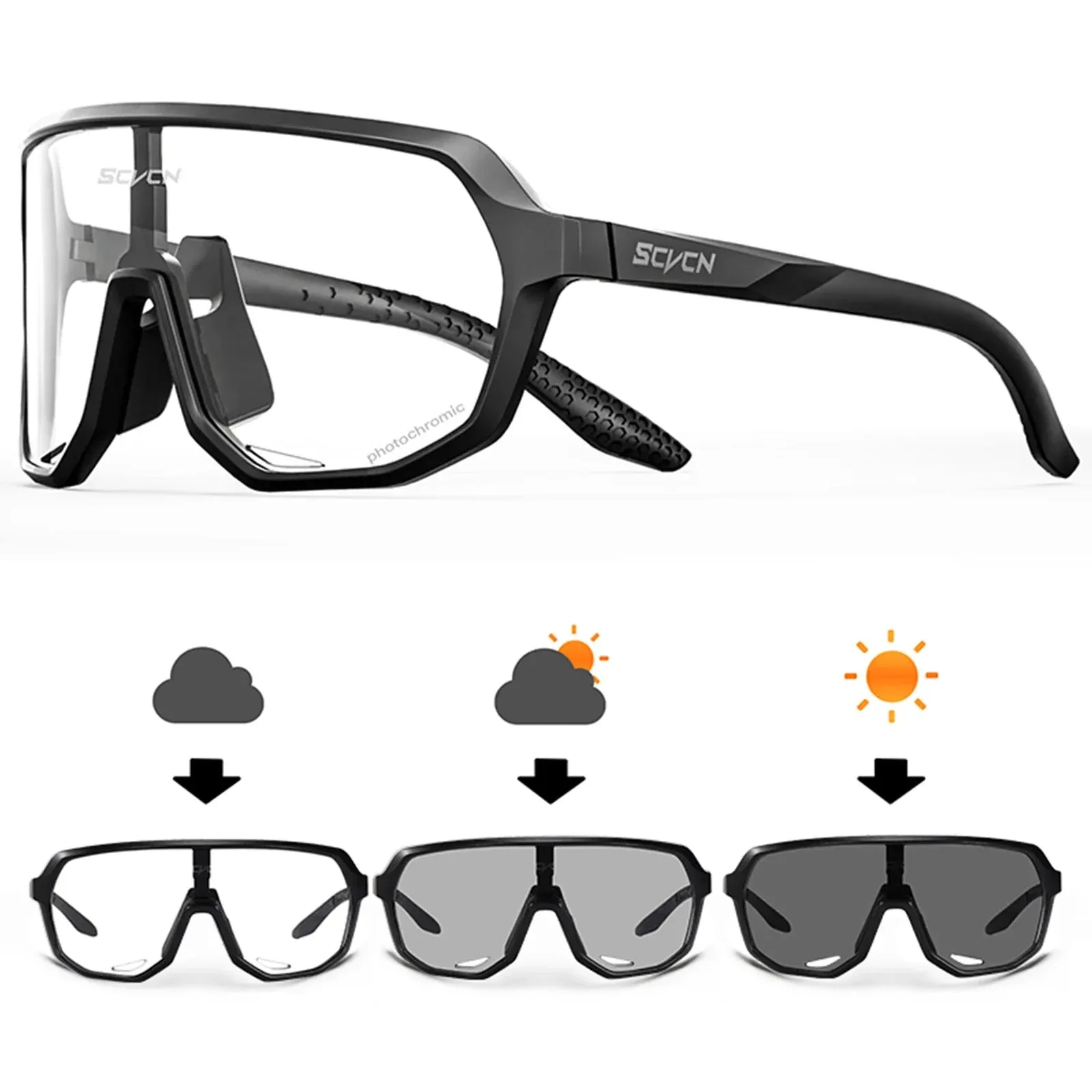 SCVCN oversized hot Cycling Sunglasses UV400 Goggles