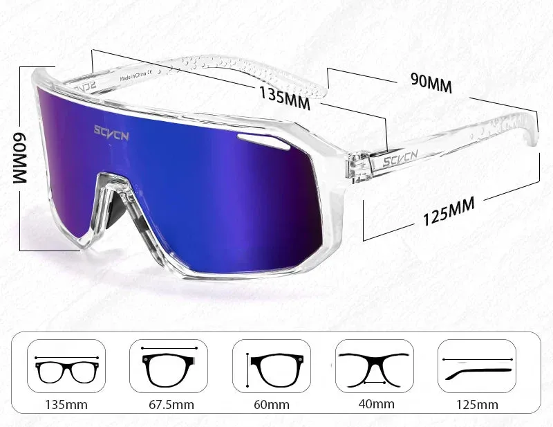 SCVCN oversized hot Cycling Sunglasses UV400 Goggles