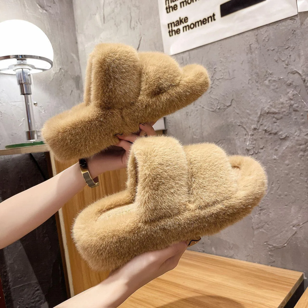 Women Wool Slippers
