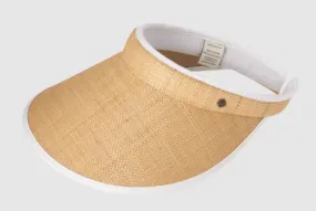 Women's Push On Visor - Sandy (Natural/White)