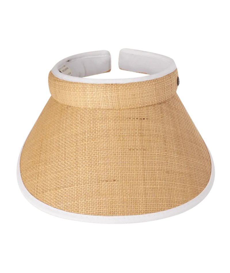 Women's Push On Visor - Sandy (Natural/White)