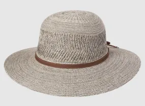 Women's Wide Brim Hat - Scarlett (Grey Marble)